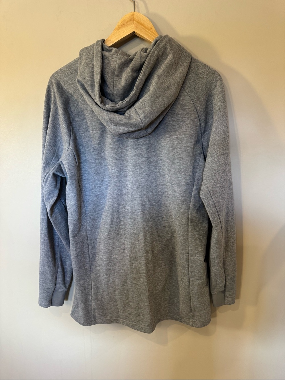Gymshark Pullover Hoodie Women’s Small Heather Gray Athletic Athleisure Sweater - Picture 7 of 9